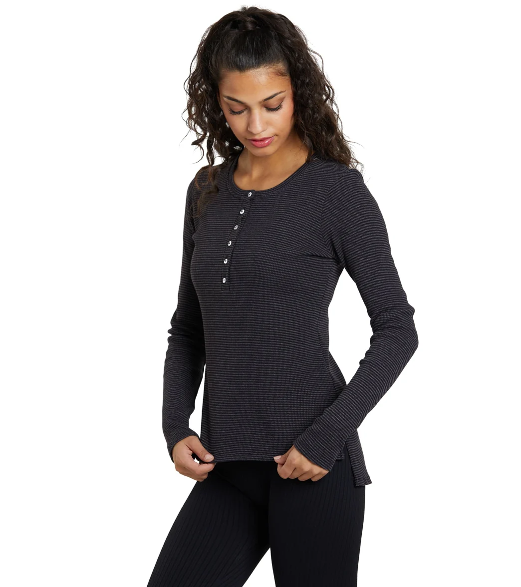 NUX Henley Long Sleeve