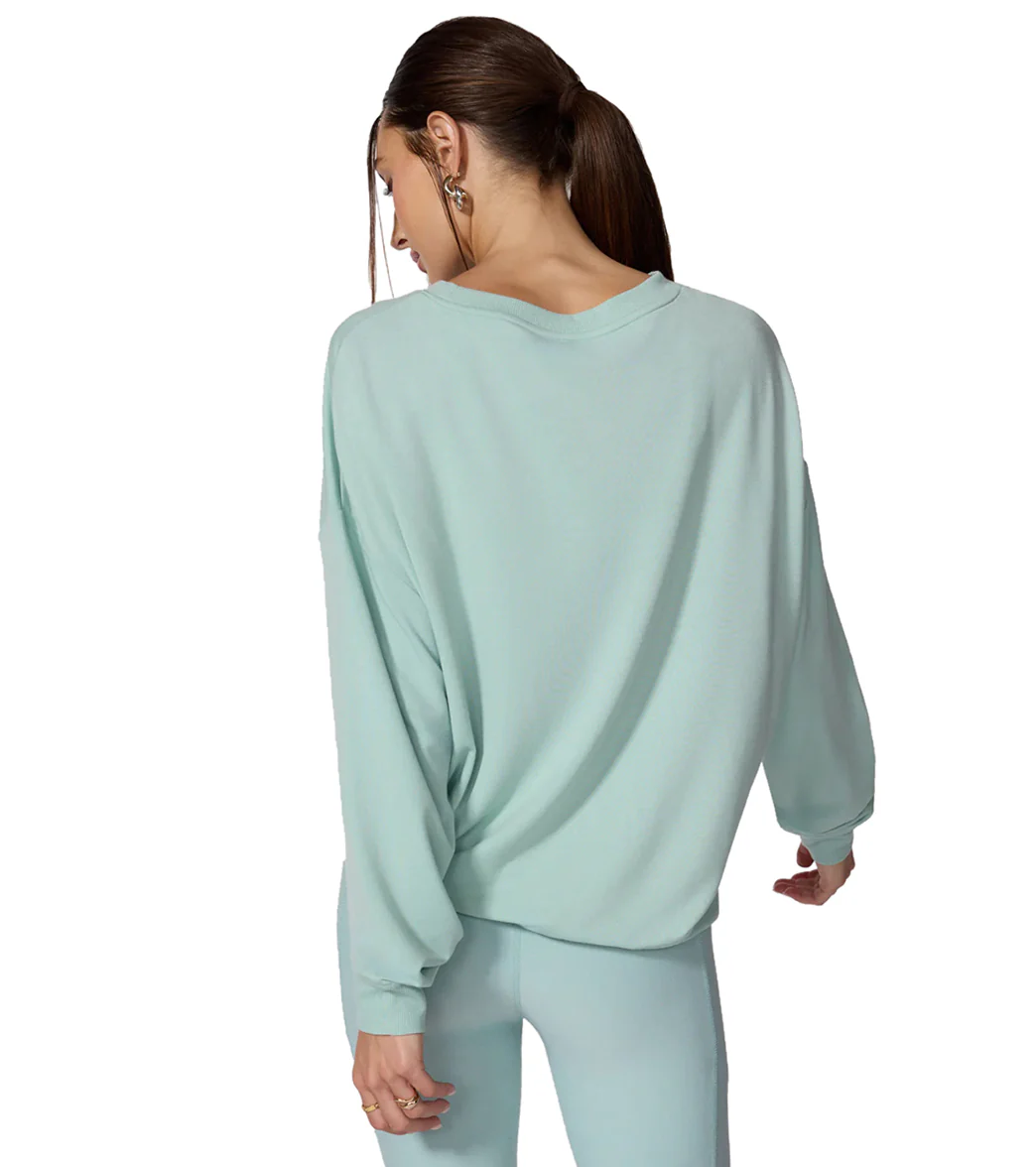 MPG Sport Serene Crew Neck Relaxed Pullover
