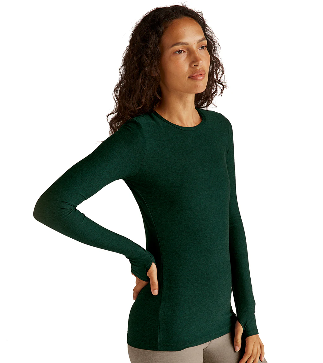 Beyond Yoga Featherweight Spacedye Classic Crew Pullover