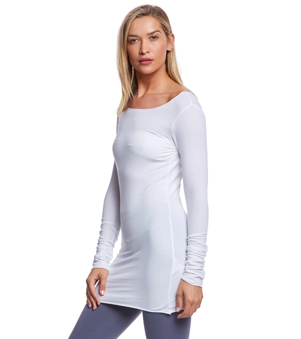 Hard Tail Long Sleeve Skinny Yoga Tee