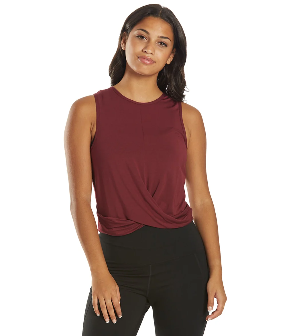 Everyday Yoga Twisted Layering Crop Tank