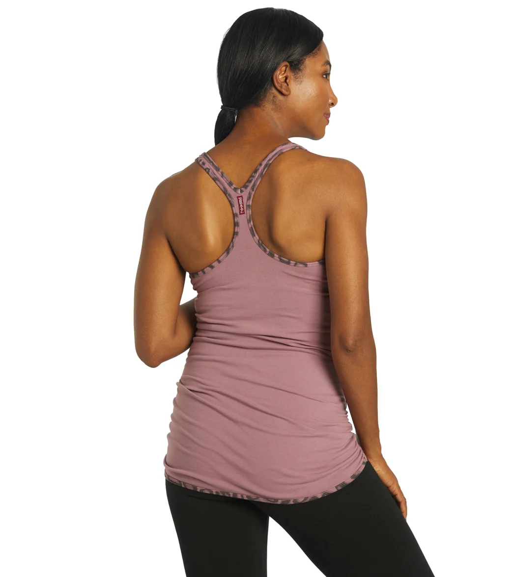 Hard Tail Hip Shirred Butterfly Tank