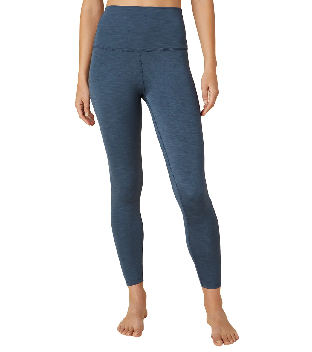 Beyond Yoga Heather Rib High Waisted 7/8 Yoga Leggings