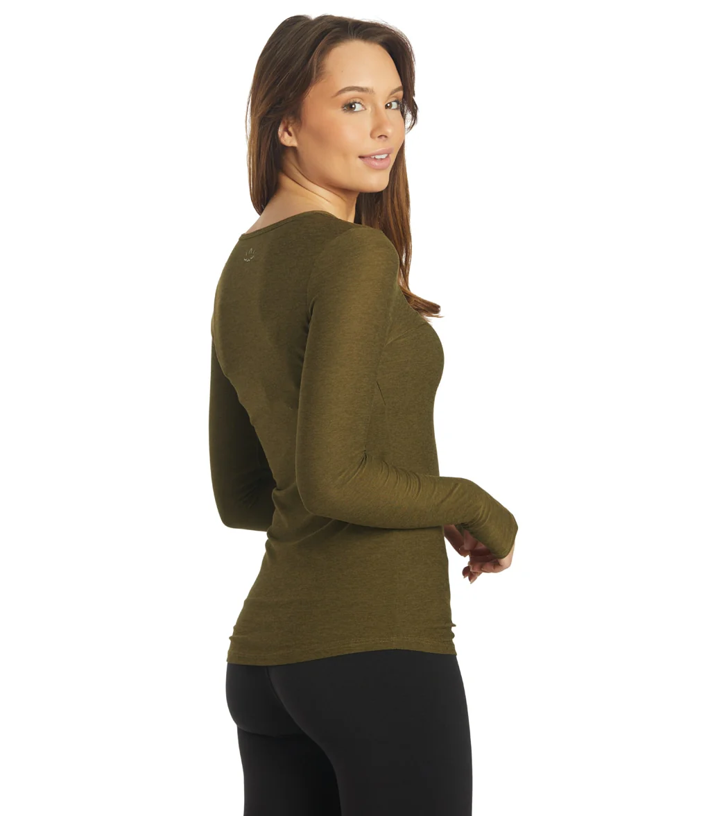 Beyond Yoga Featherweight Spacedye Classic Crew Pullover