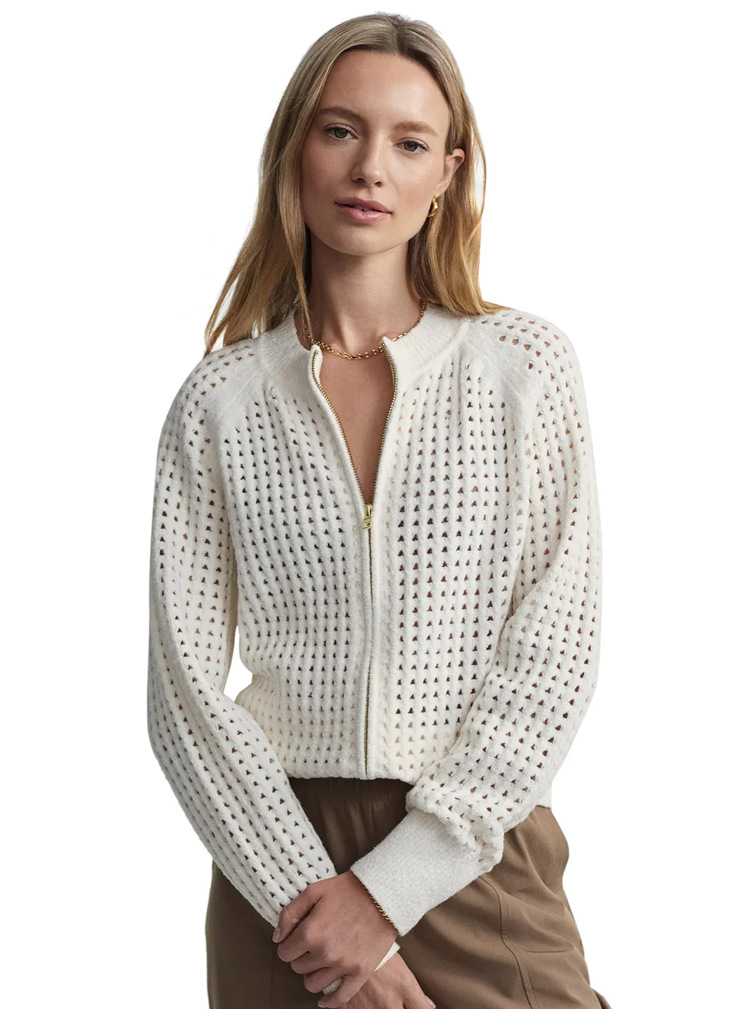 Varley Marta Boucle Knit Jacket