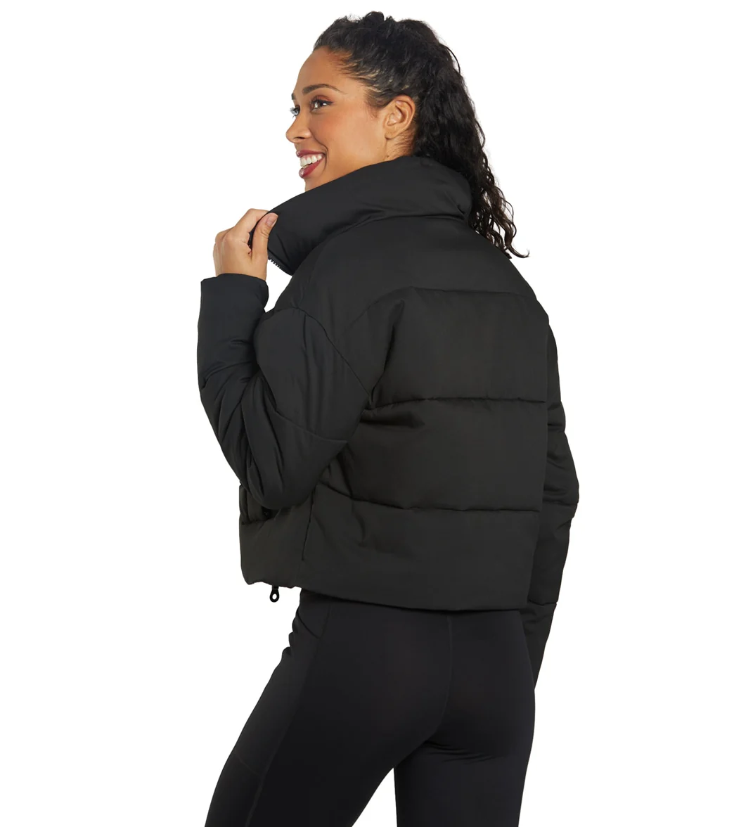 Girlfriend Collective Cropped Puffer Jacket