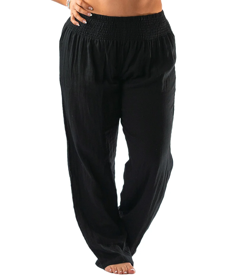 Lotus and Luna Solid Wide Leg Pant