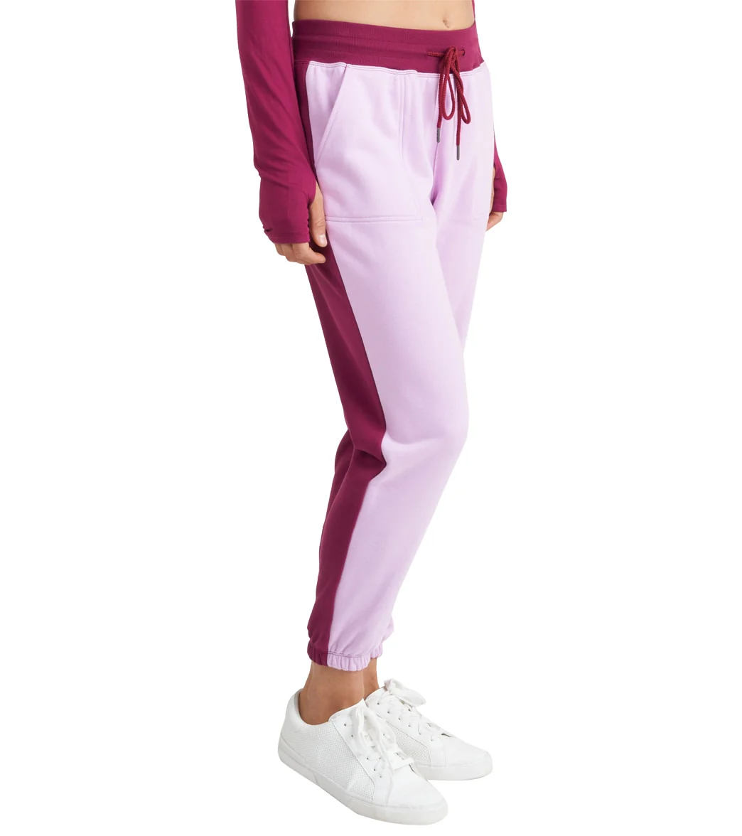 Thrive Societe Zip Color Block Jogger