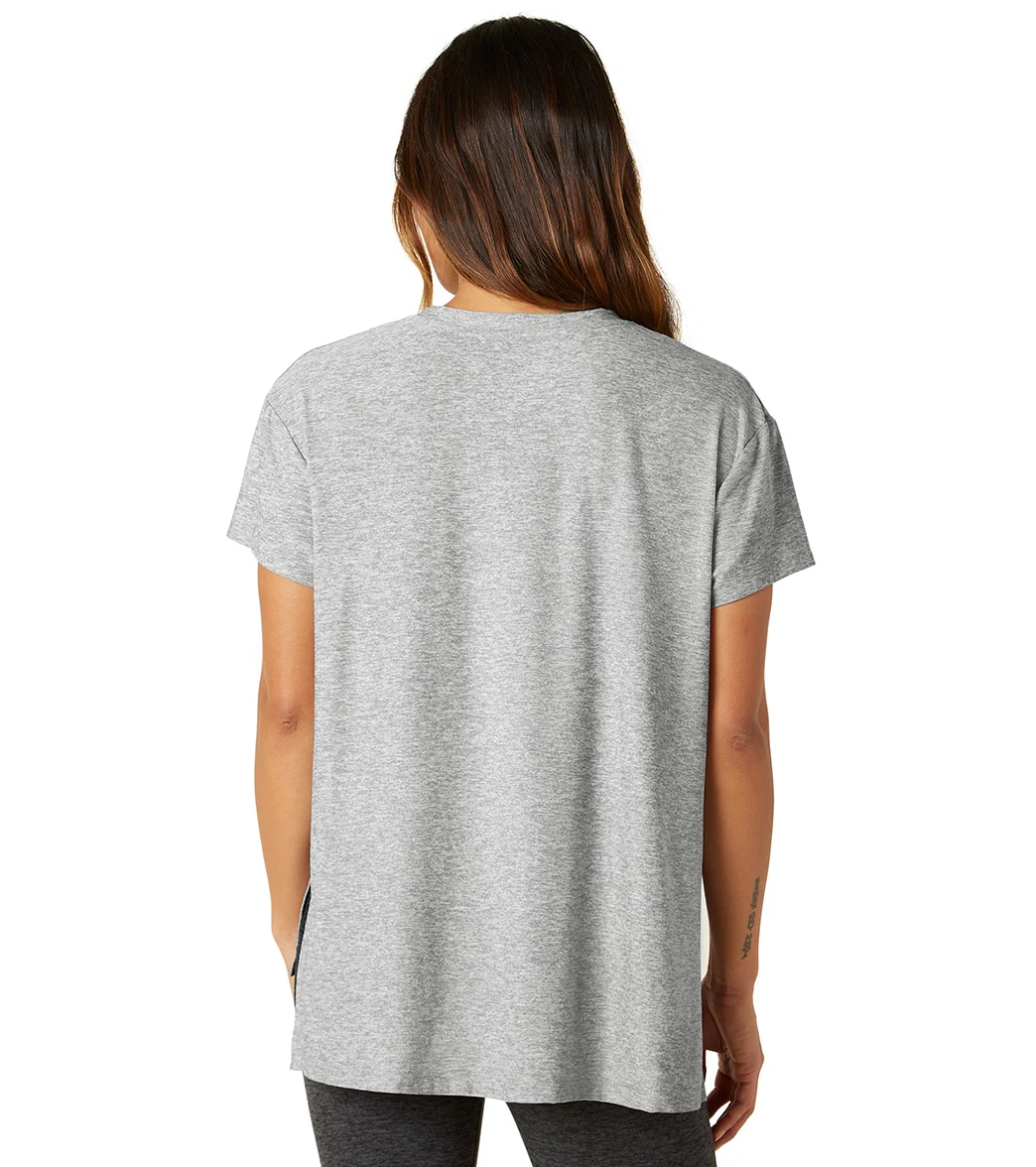 Beyond Yoga Split Up Long Tee