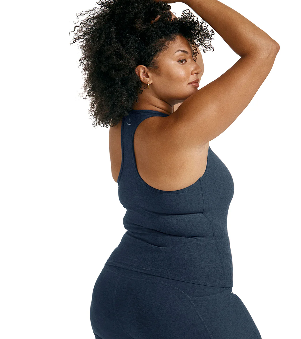 Beyond Yoga Plus Size Spacedye Step Up Racerback Tank