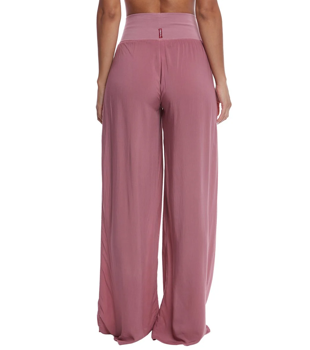 Hard Tail Flat Waist Wide Leg Yoga Pants