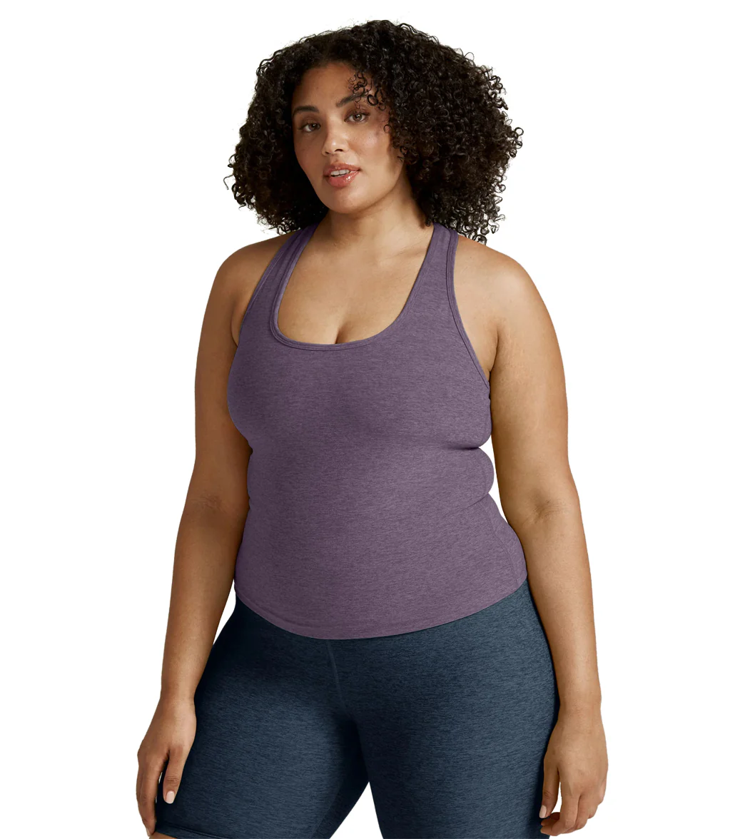 Beyond Yoga Plus Size Spacedye Step Up Racerback Tank