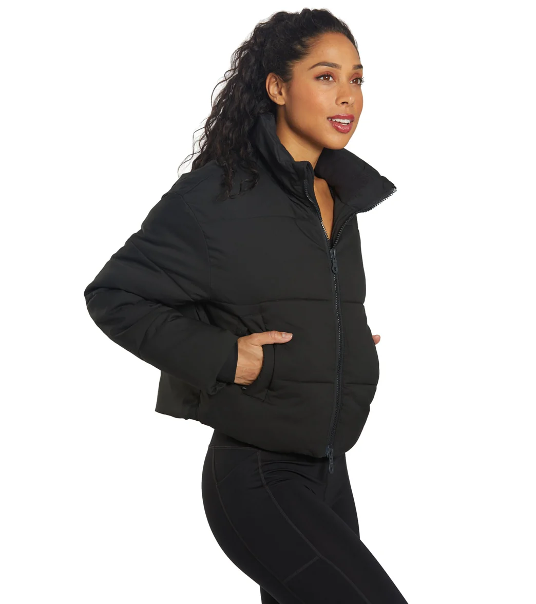 Girlfriend Collective Cropped Puffer Jacket