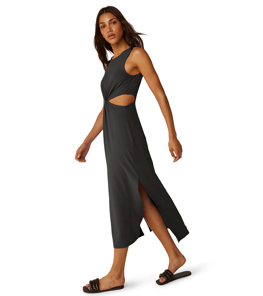 Beyond Yoga Around The World Front Twist Dress
