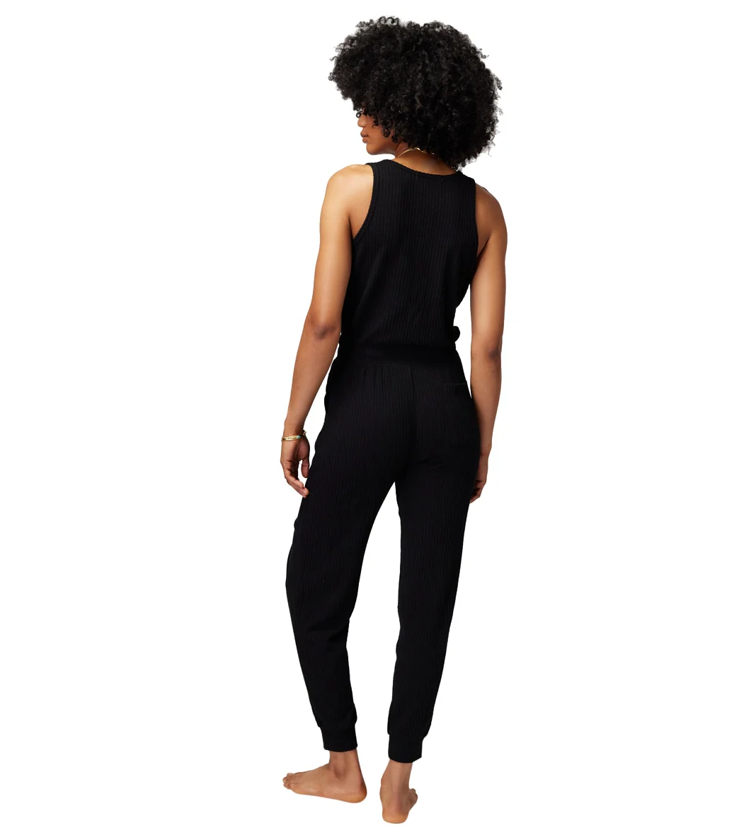 Spiritual Gangster Harmony Rib Jogger Jumpsuit