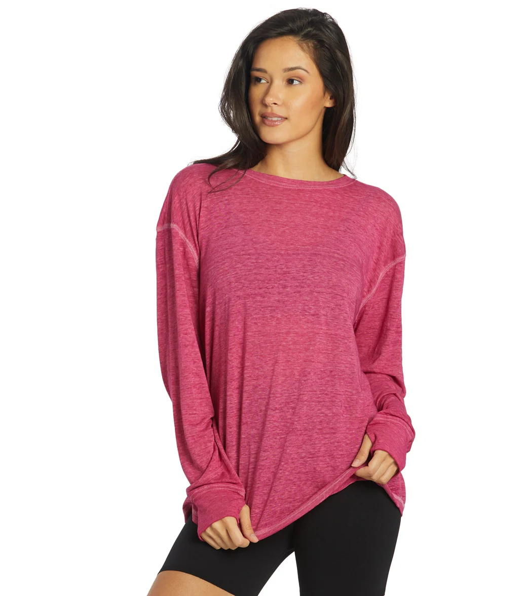 Free People Keep Rolling Long Sleeve Top