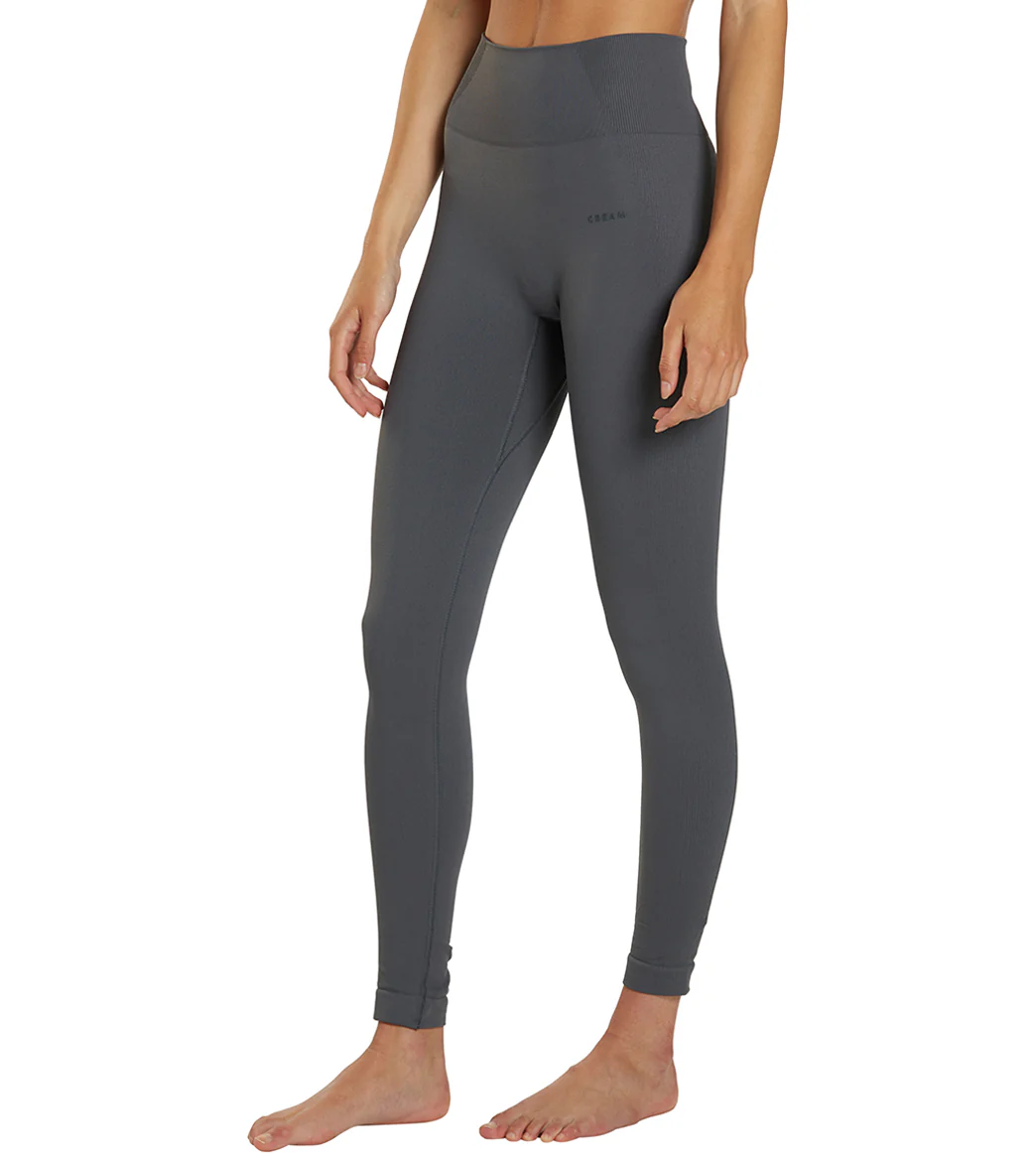 Cream Yoga Haylee Seamless Legging