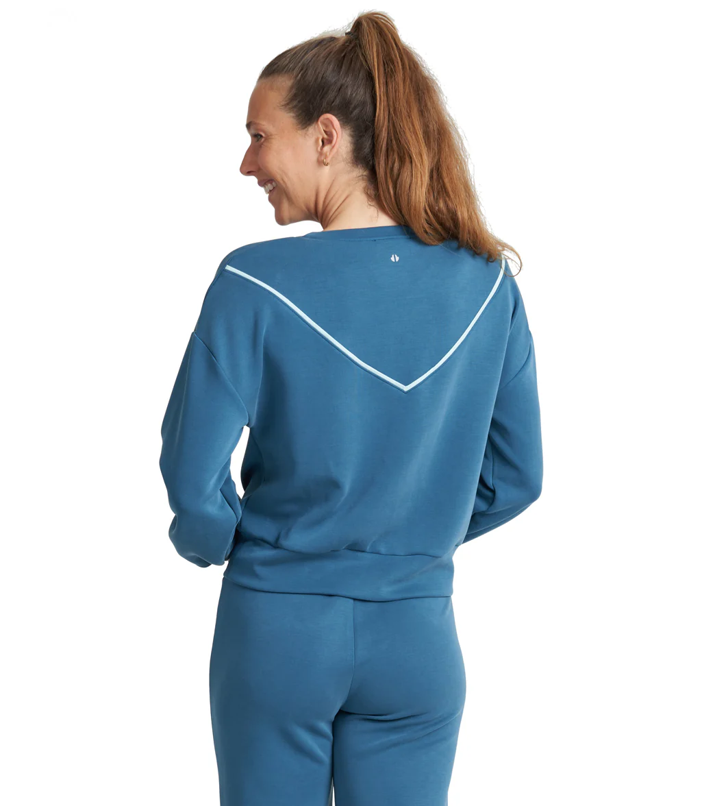 Thrive Societe Piped Blouson Pullover