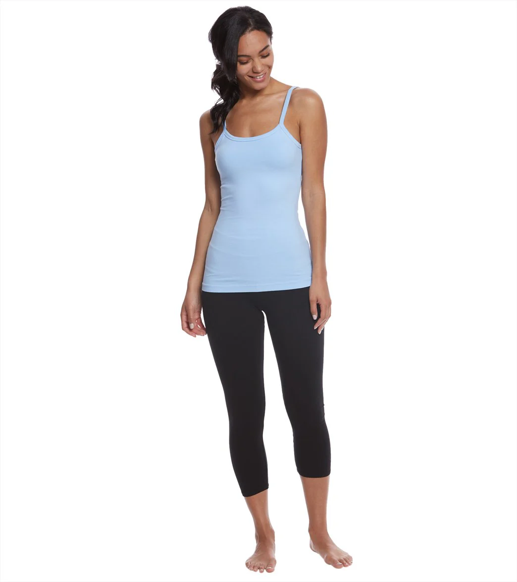 Hard Tail Scoop Back Yoga Tank Top with Bra
