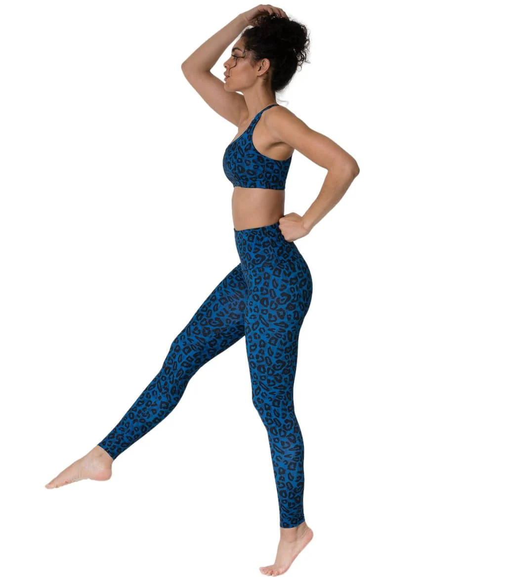 Onzie High Waisted Yoga Leggings Bolt