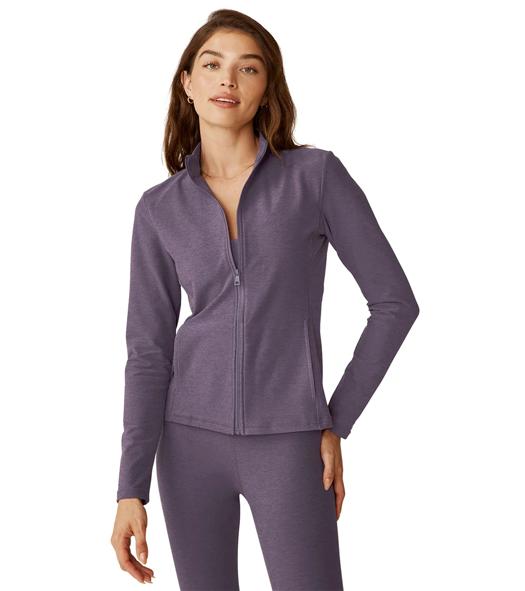 Beyond Yoga Spacedye On The Go Mock Neck Jacket