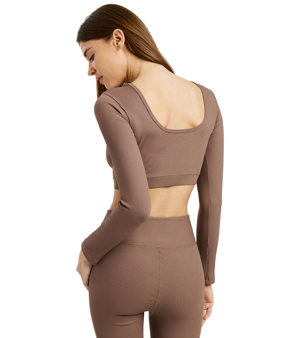Year of Ours Ribbed Cropped Long Sleeve