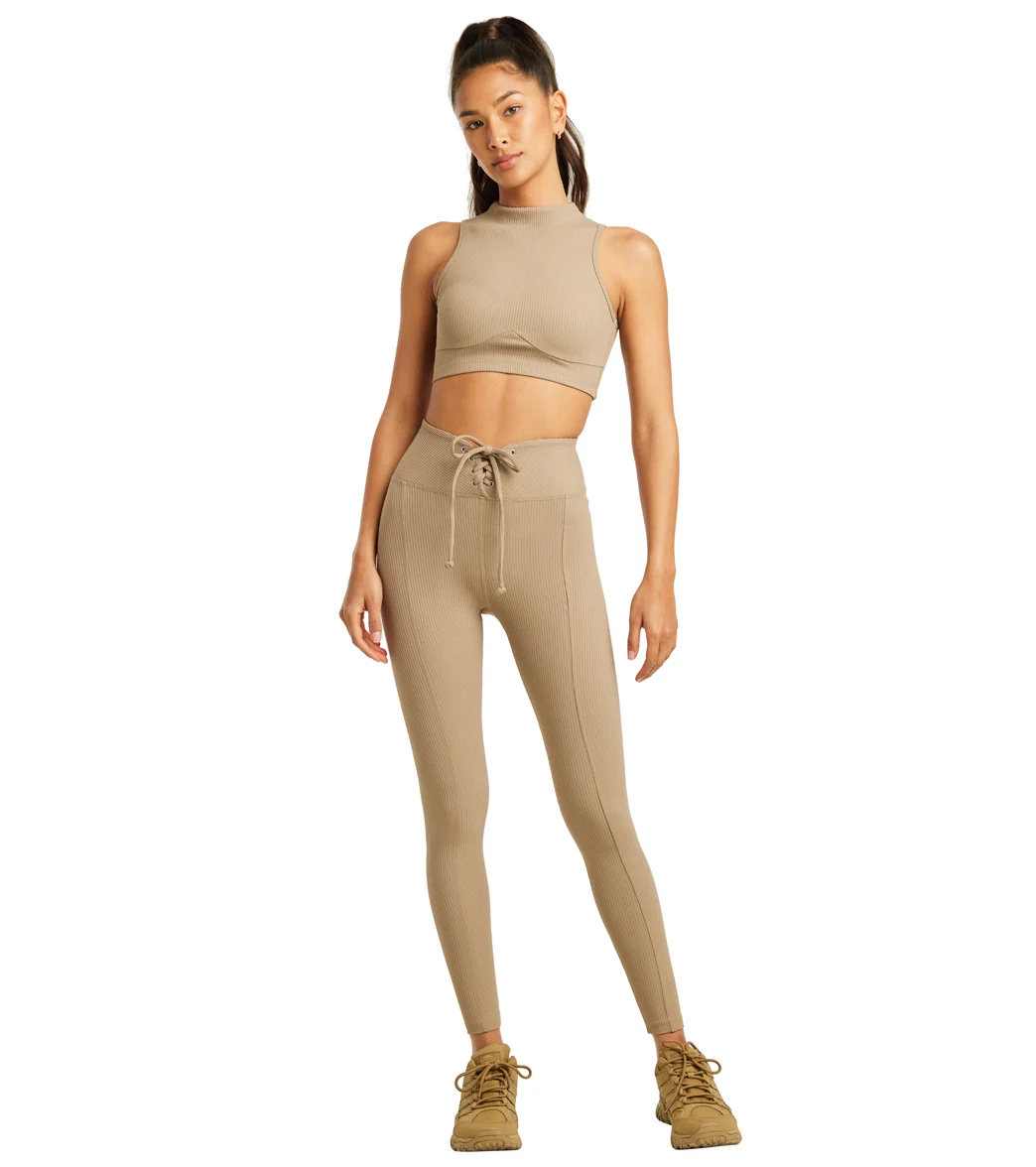 Year of Ours Ribbed Mock Neck Bra
