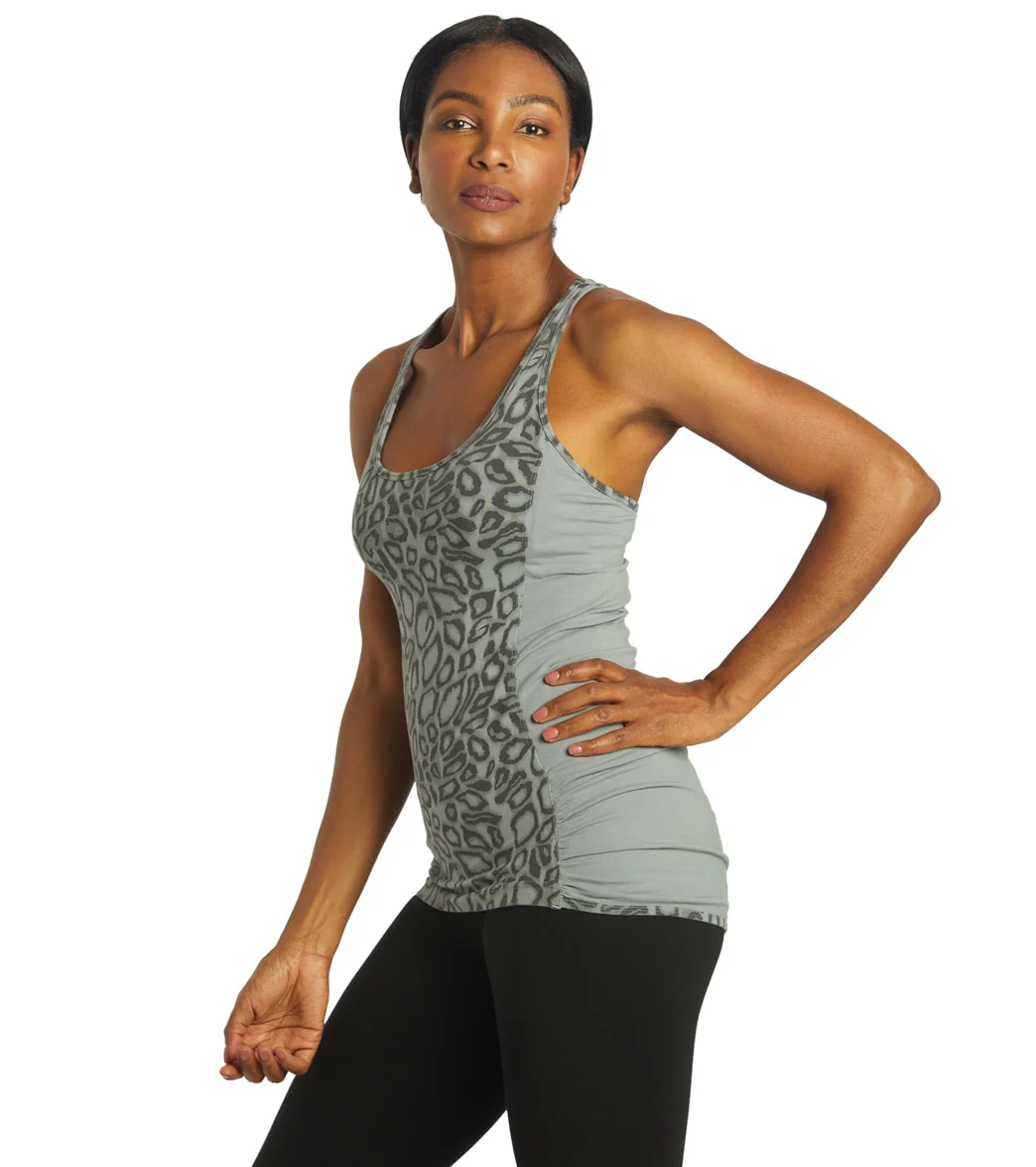 Hard Tail Hip Shirred Butterfly Tank