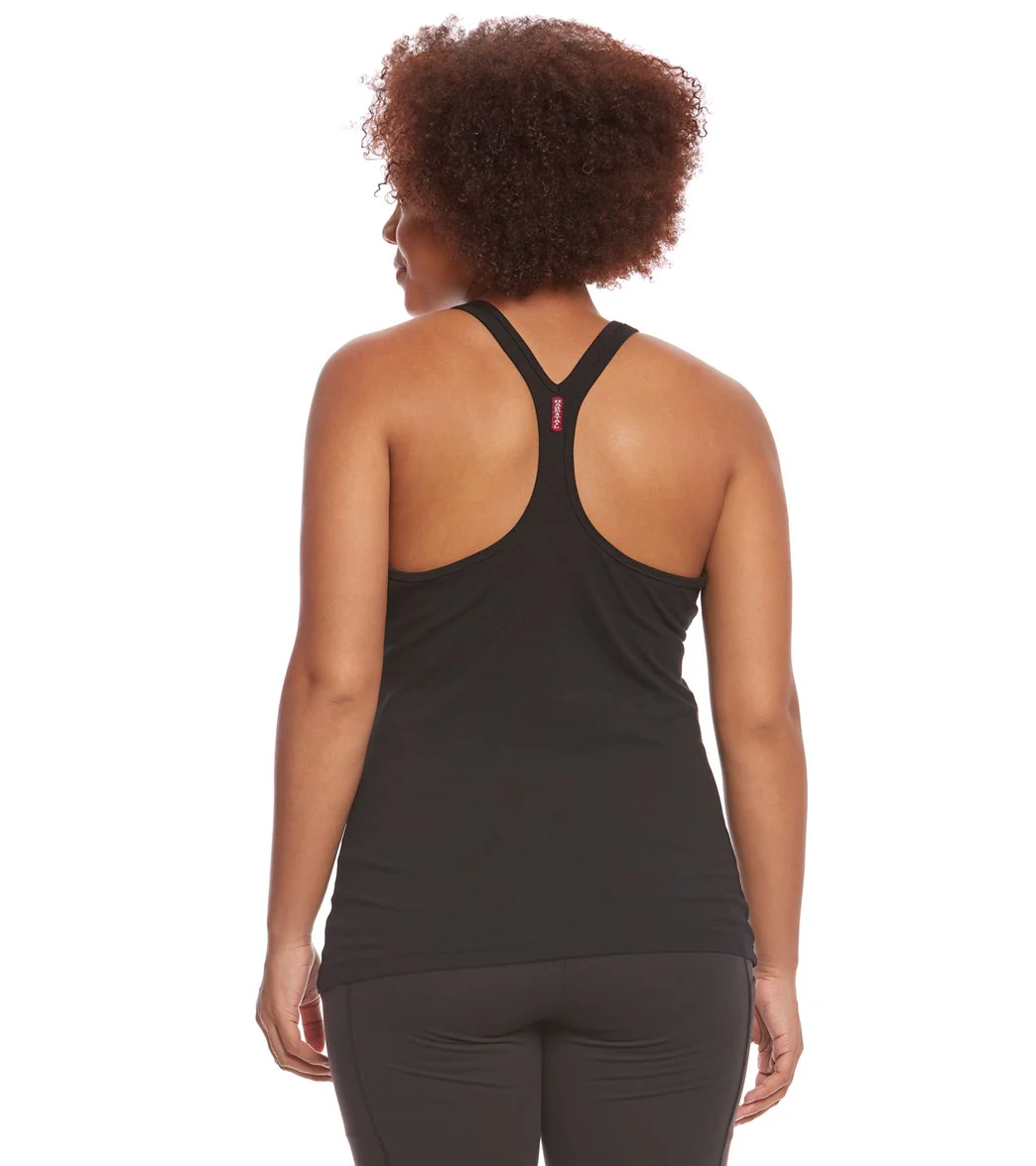 Hard Tail Plus Size U Scoop Yoga Tank Top