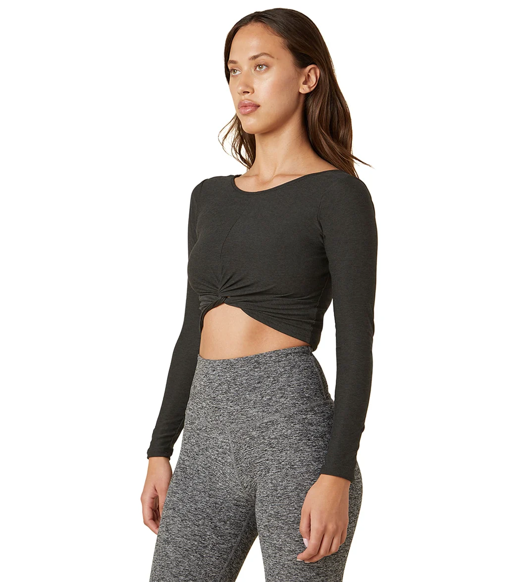 Beyond Yoga Featherweight Twist Of Fate Pullover