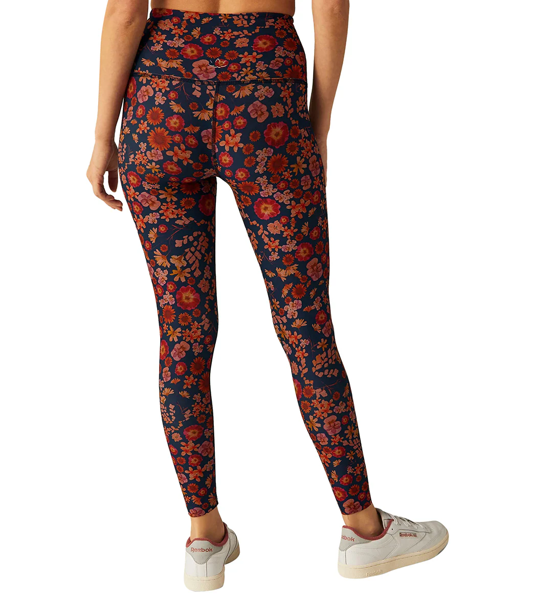 Beyond Yoga Spacedye Printed Caught In The Midi Yoga Leggings