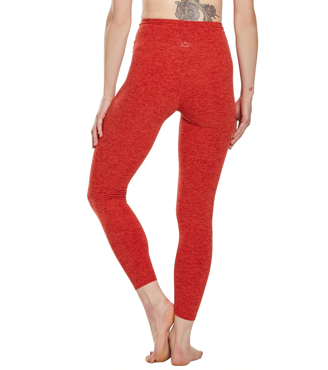 Beyond Yoga Spacedye High Waisted Caught In The Midi 7/8 Yoga Leggings Scarlet Sun Sienna
