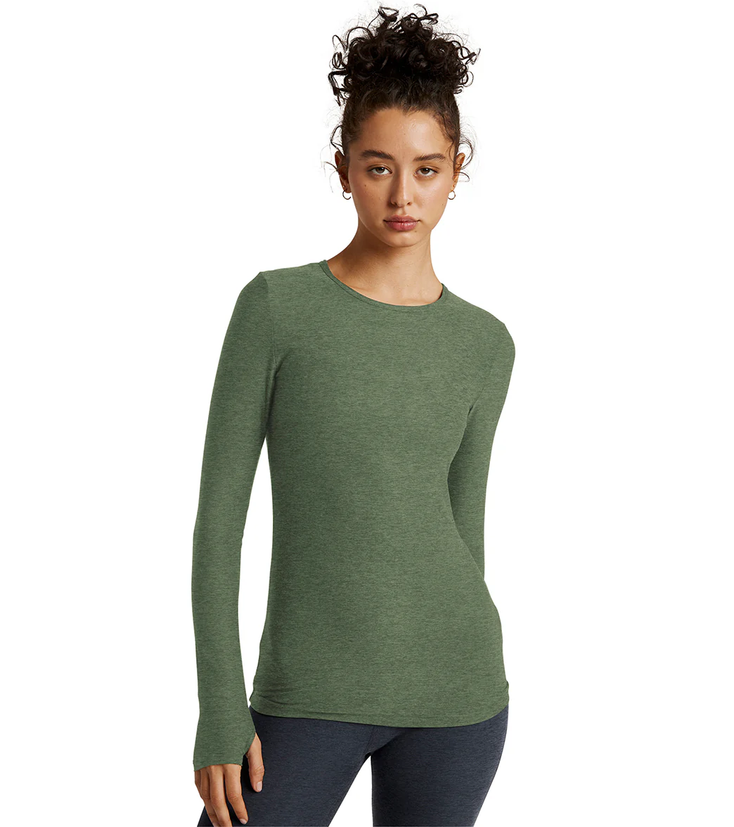 Beyond Yoga Featherweight Spacedye Classic Crew Pullover