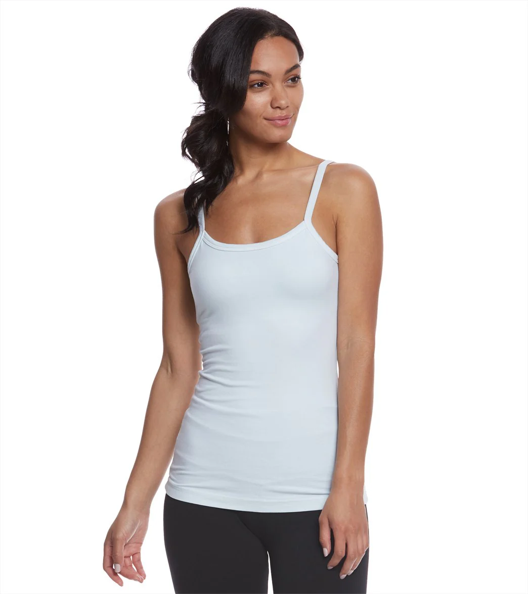 Hard Tail Scoop Back Yoga Tank Top with Bra