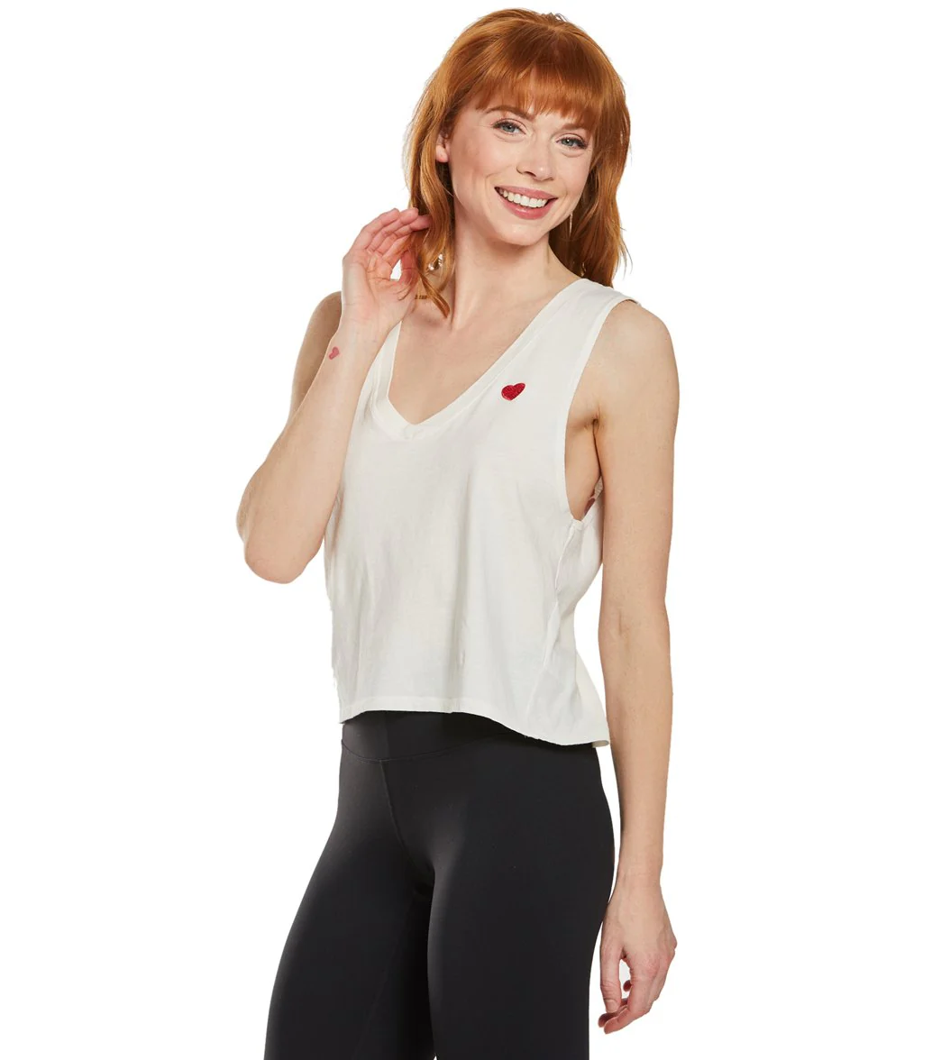 Spiritual Gangster Love Deep V Neck Tank