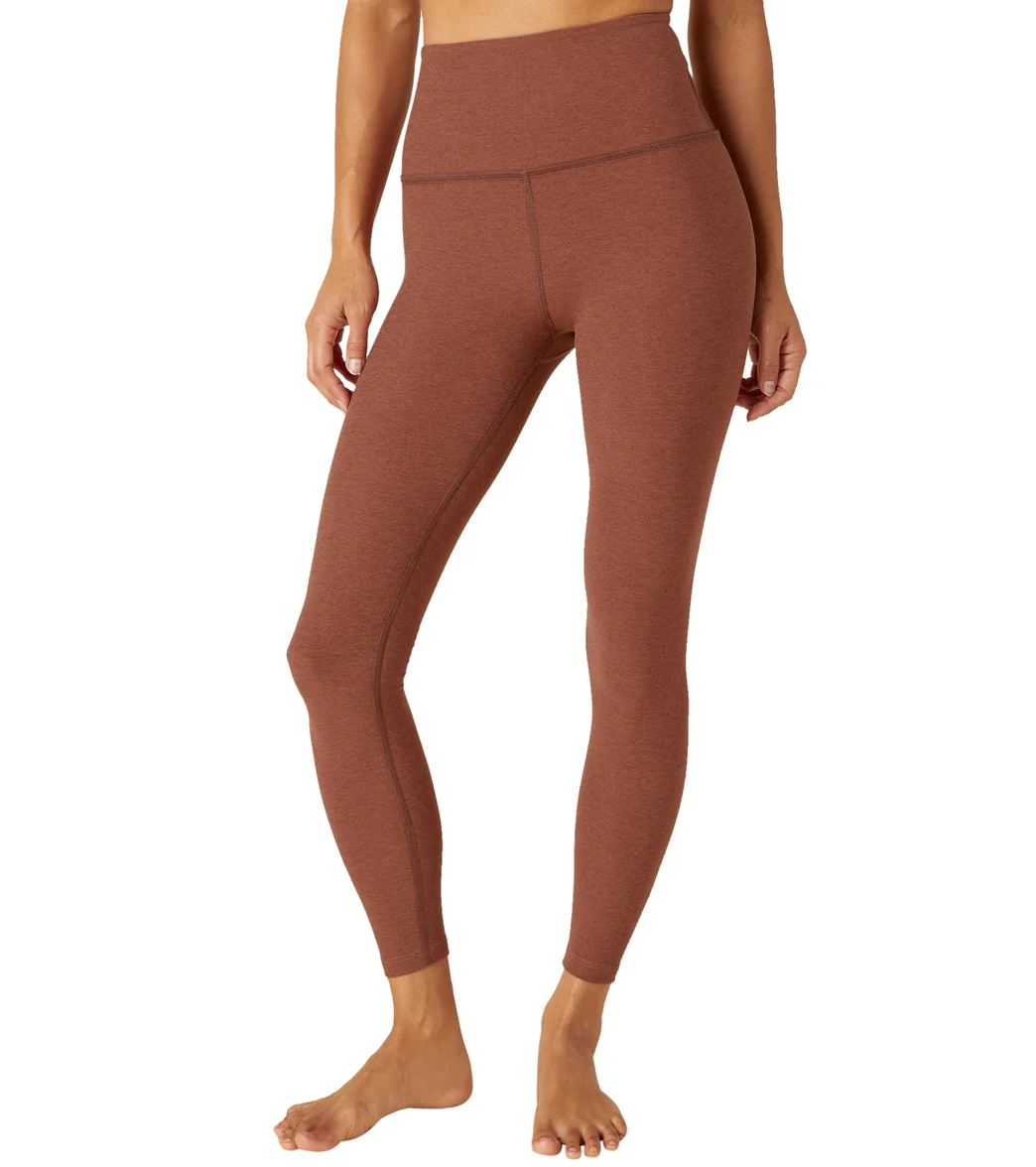 Beyond Yoga Spacedye High Waisted Caught In The Midi 7/8 Yoga Leggings Copper Heather