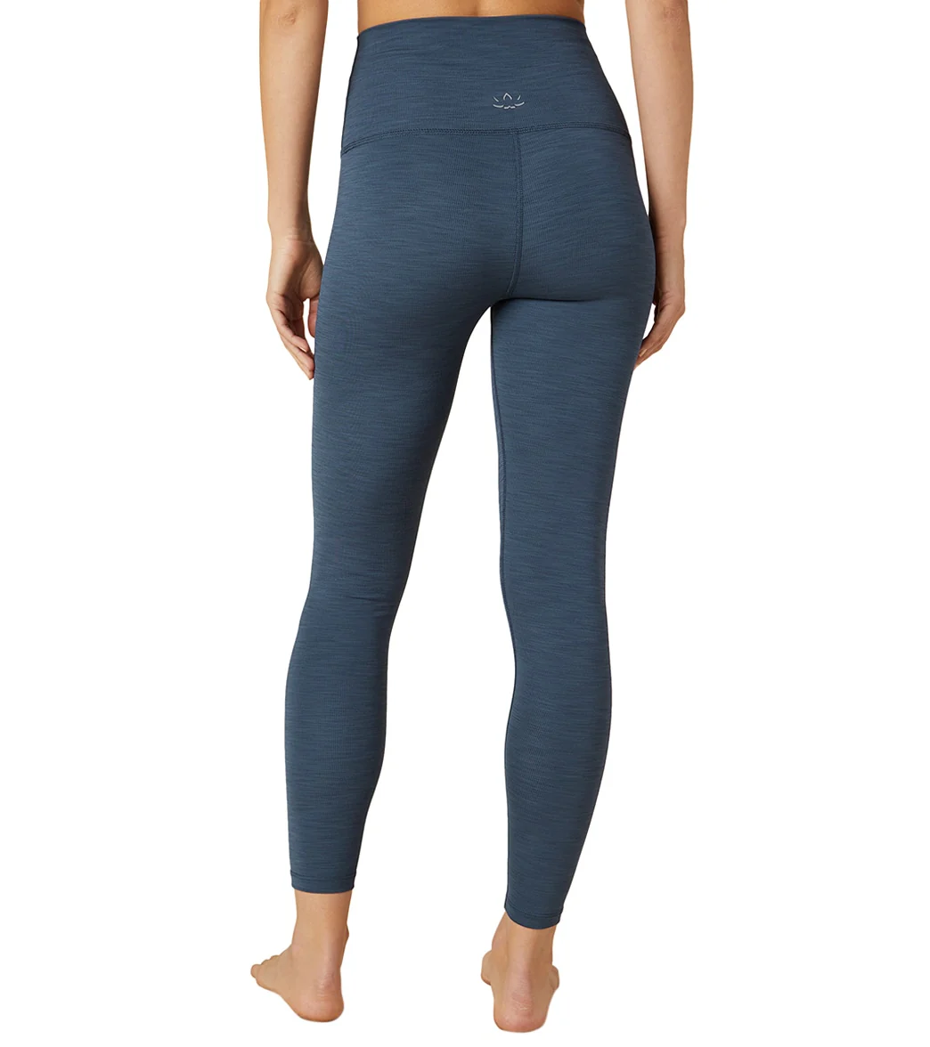 Beyond Yoga Heather Rib High Waisted 7/8 Yoga Leggings