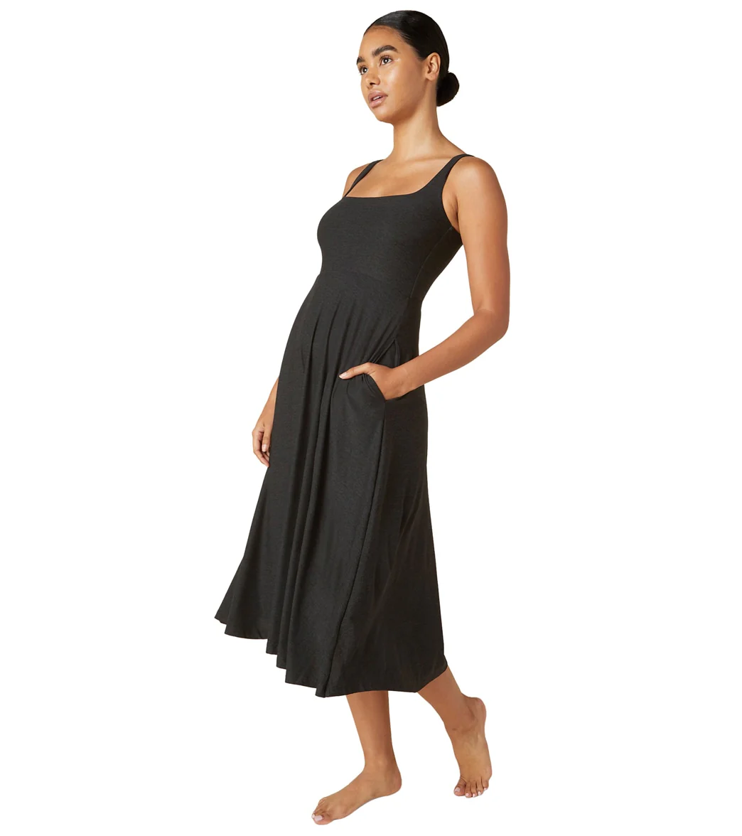 Beyond Yoga Featherweight At The Ready Square Neck Dress