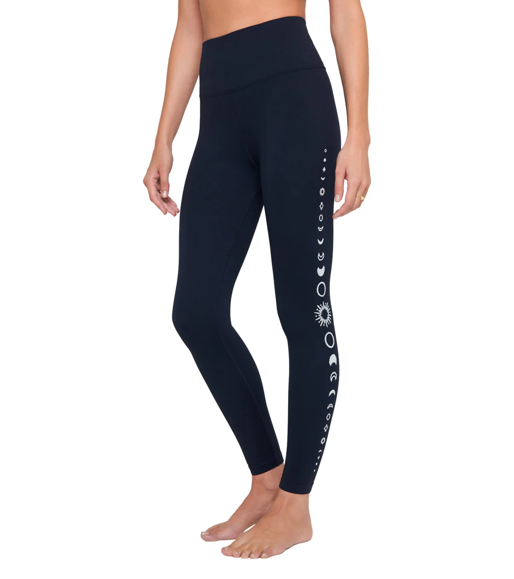 Spiritual Gangster Golden Icon Jacquard Legging