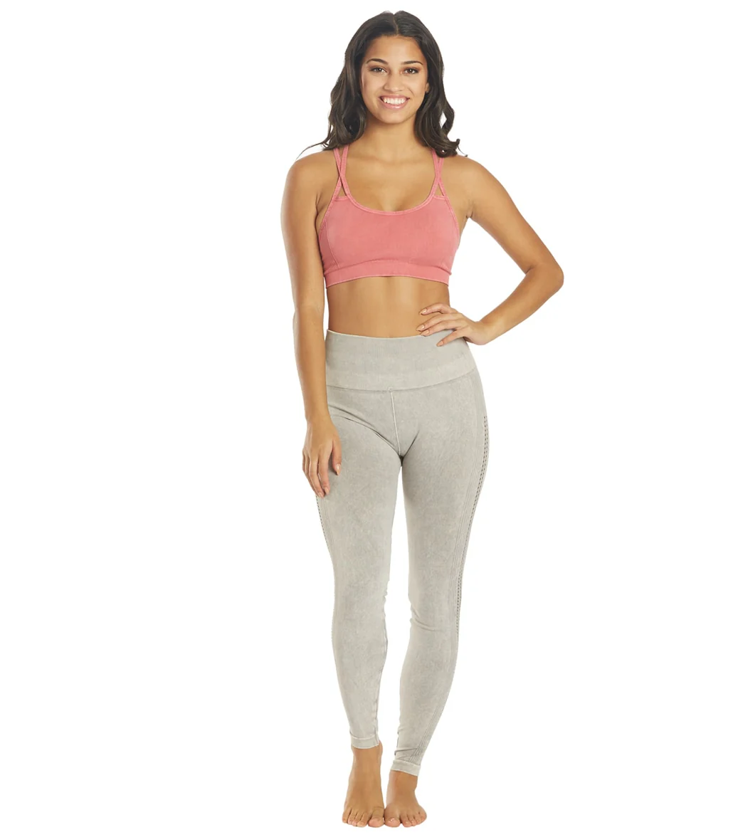 NUX Levitate Seamless Mineral Wash Yoga Sports Bra