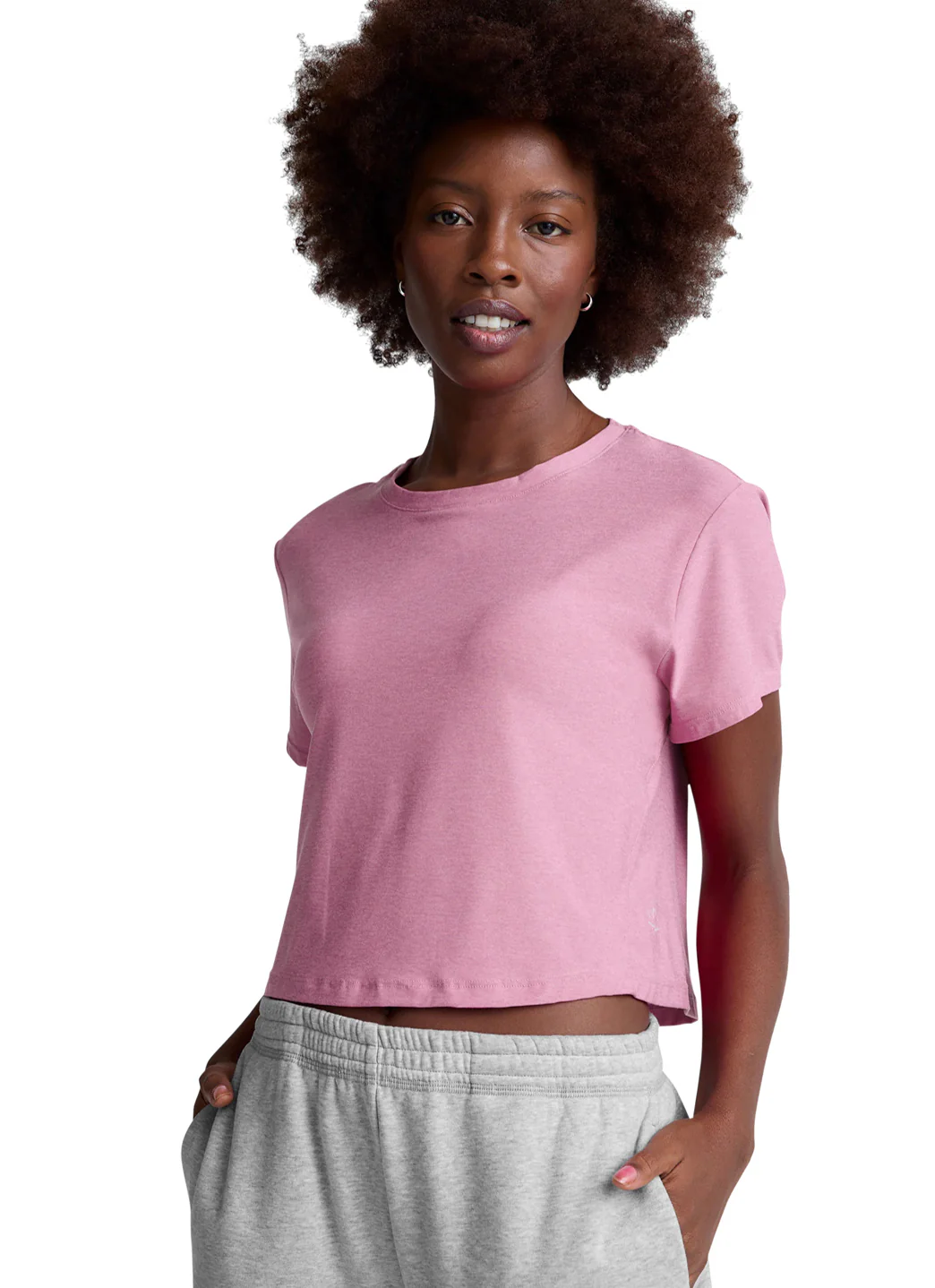 Beyond Yoga Featherweight Supreme Cropped Tee