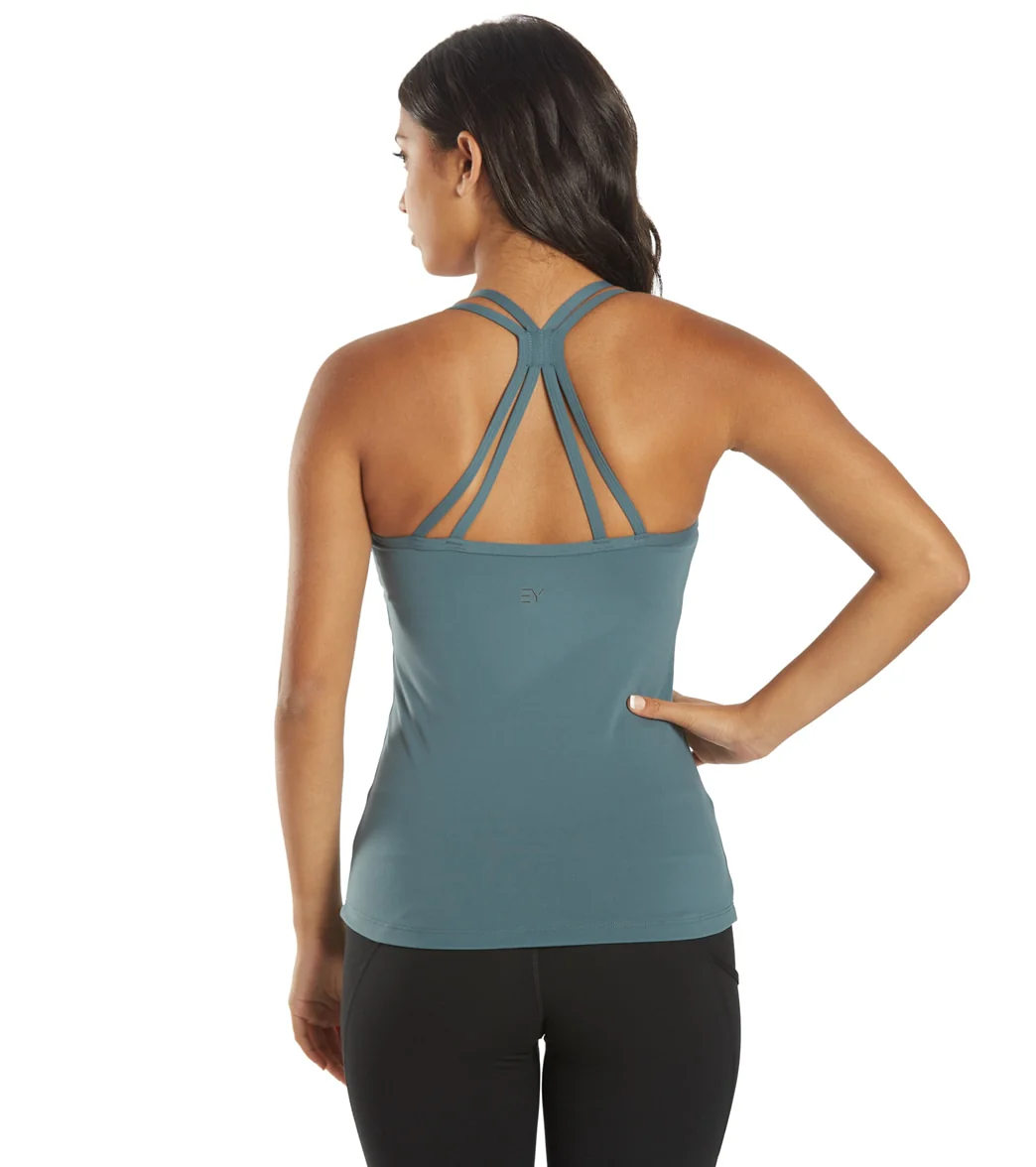 Everyday Yoga Bliss Solid Double Strap Support Tank