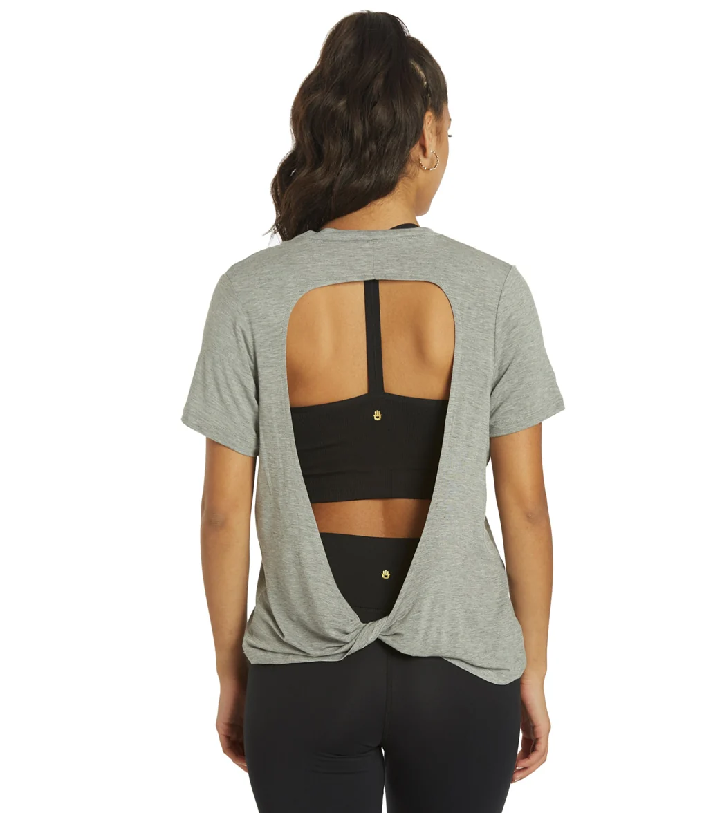 Spiritual Gangster Open Back Short Sleeve Tee