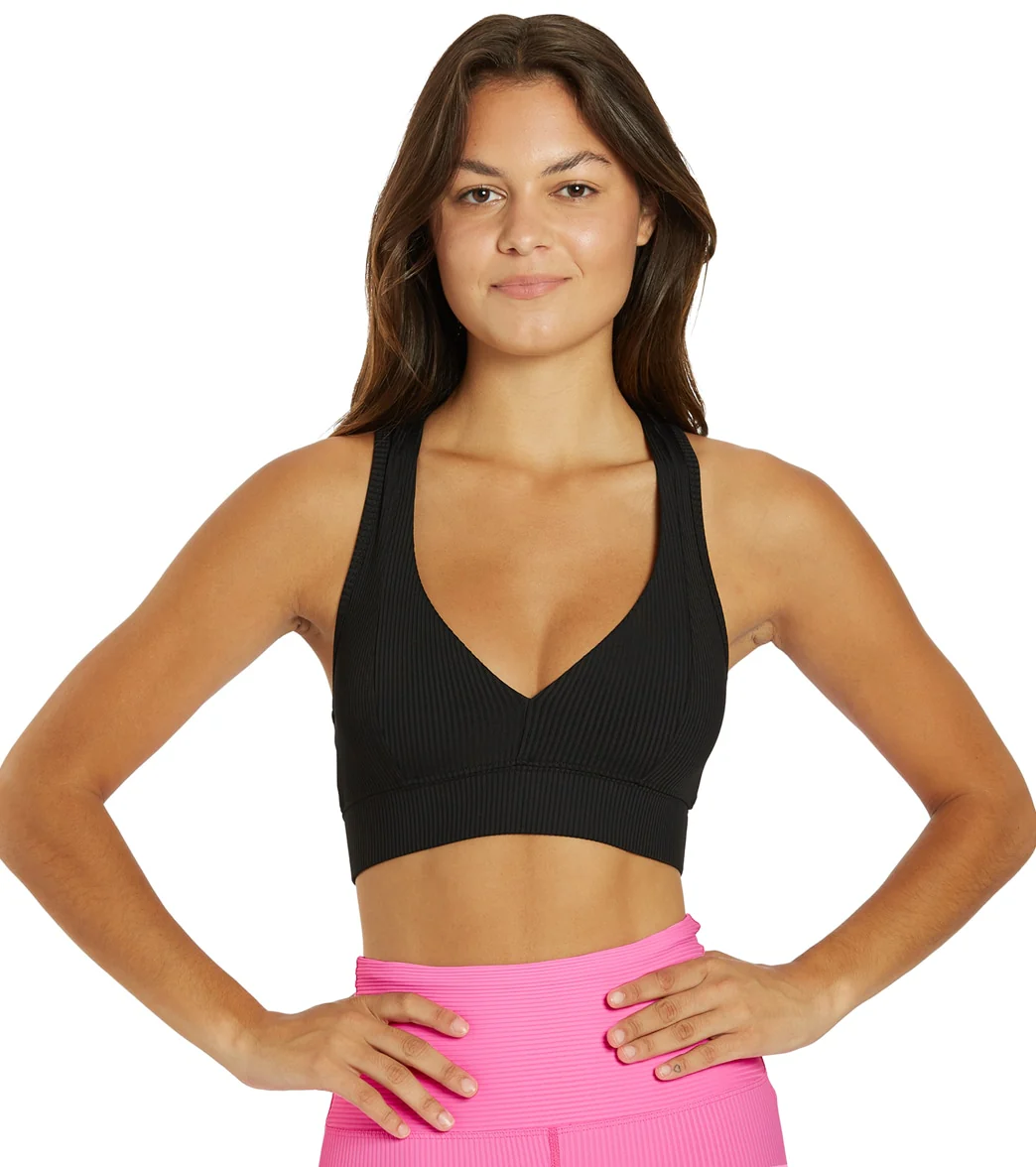 Year of Ours Tess Ribbed V Bra