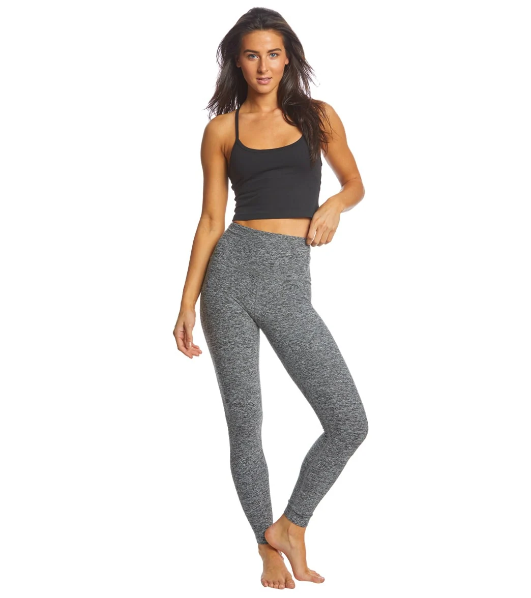 Beyond Yoga Spacedye High Waisted Caught In The Midi 7/8 Yoga Leggings Black/White