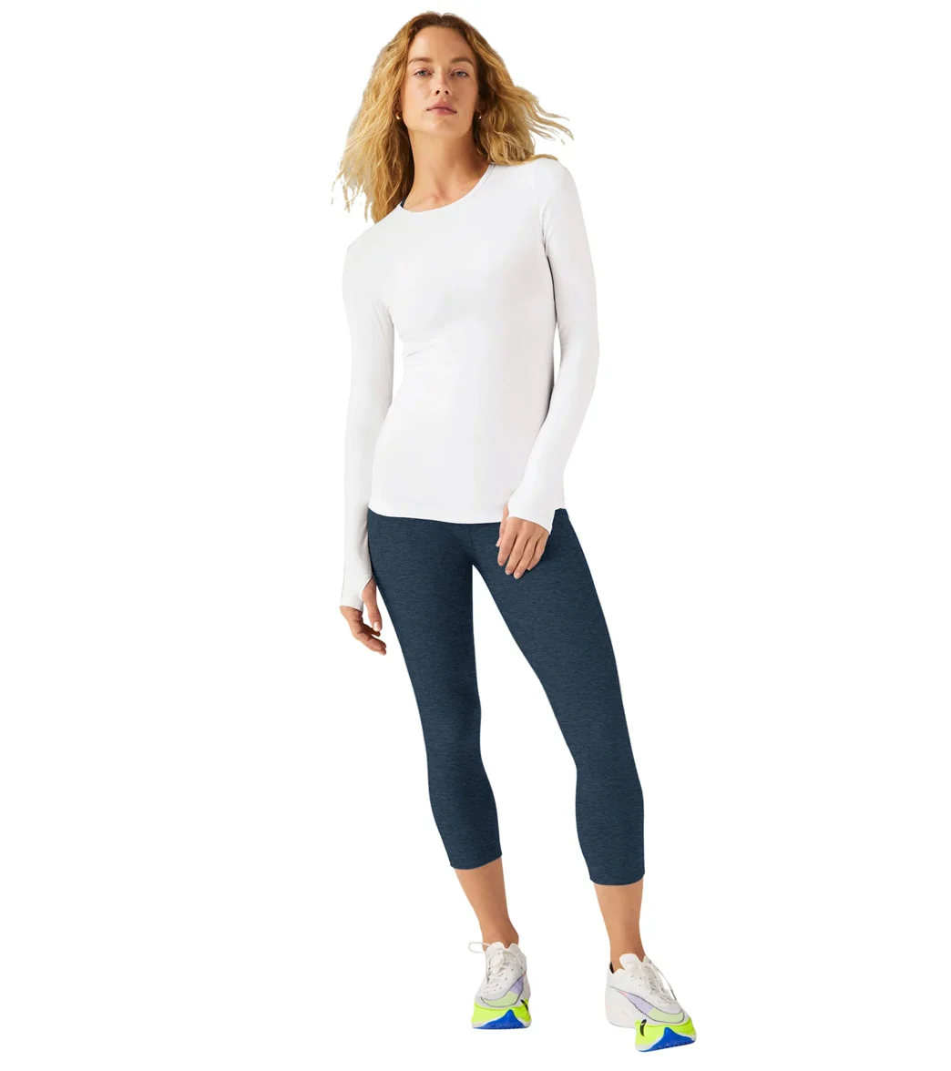 Beyond Yoga Featherweight Spacedye Classic Crew Pullover