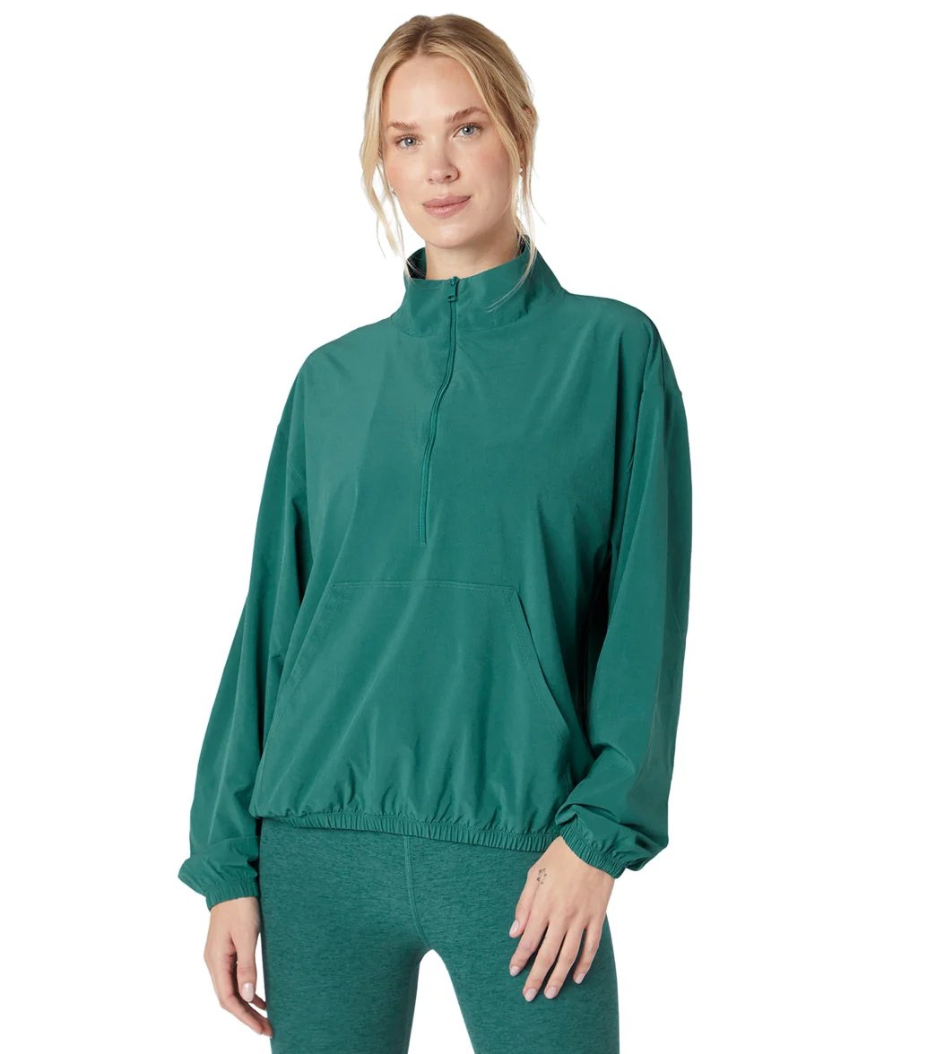 Beyond Yoga In Stride Half Zip Pullover