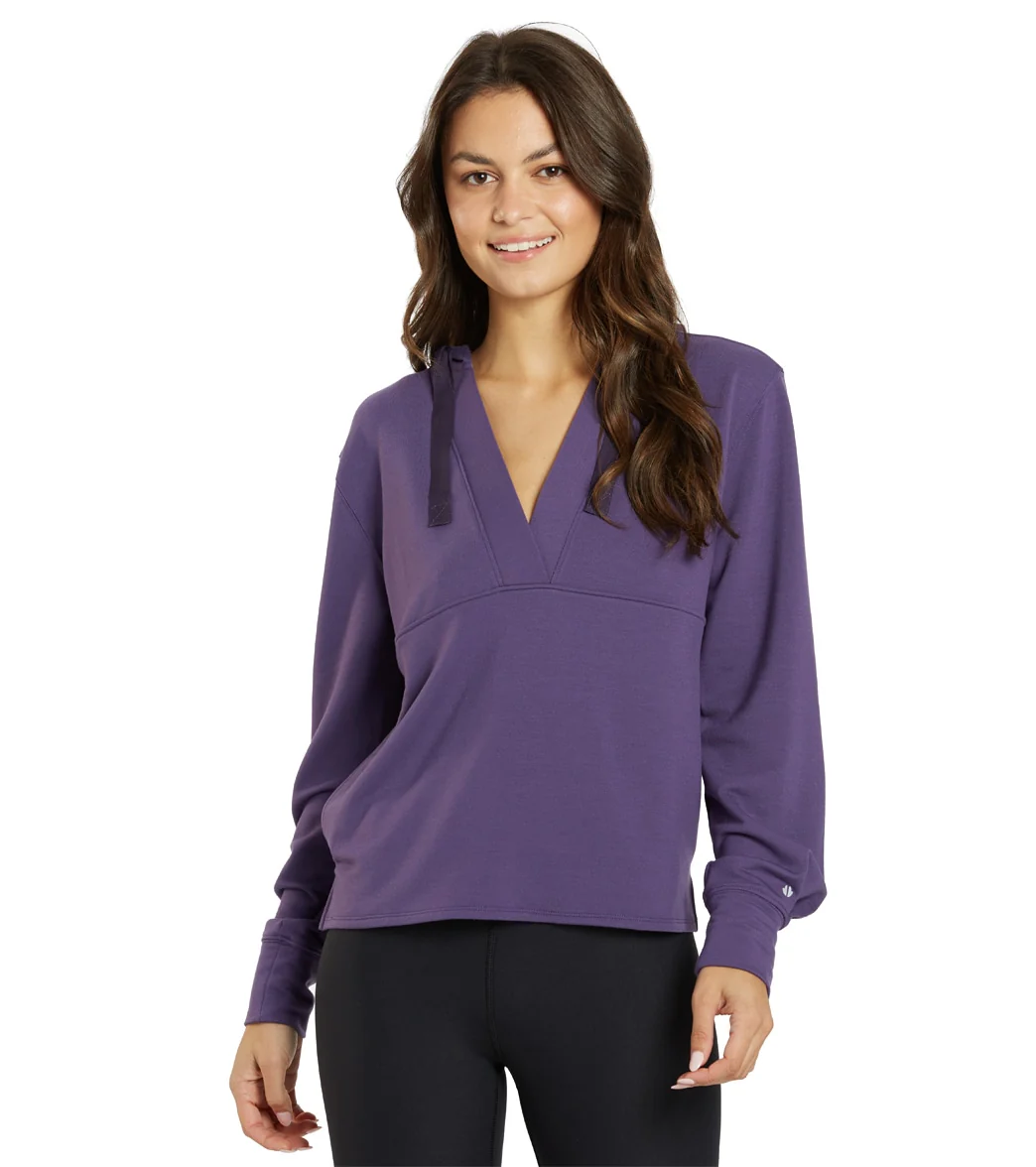 Thrive Societe Pleated Hoodie