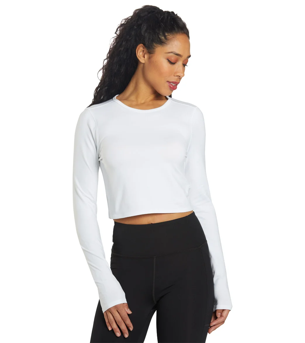 Girlfriend Collective RESET Cropped Long Sleeve