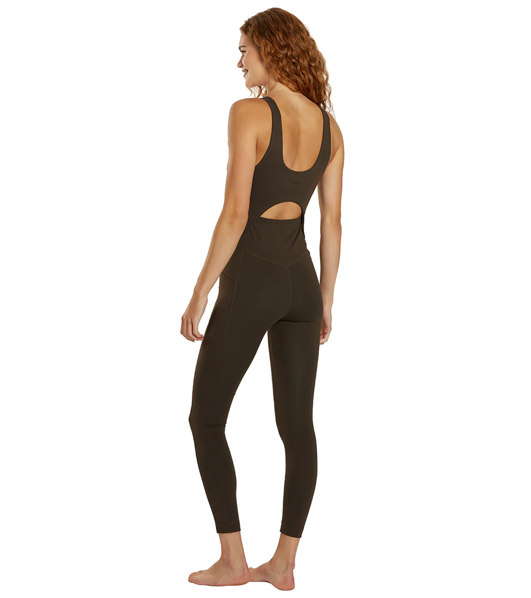 Cream Yoga Heather Jumpsuit